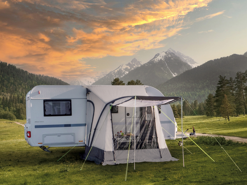 Aufblasbares Wohnwagen-Teilzelt One Beam 220cm
