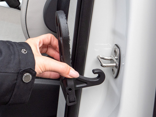 Autotür-Trittstufe mit Klapphaken für Dachzelte Wallaby 2 & Victoria