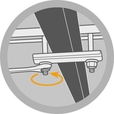 Befestig.satz für Dachgepäckträger 44mm