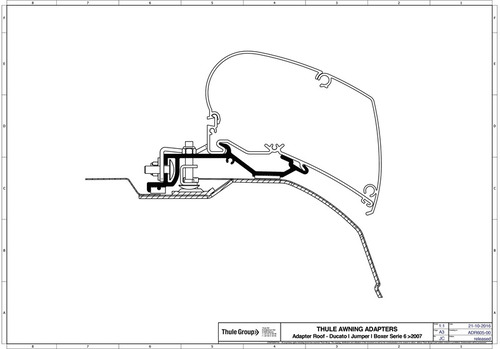 Adapter für Omn. 6002/6900, flache Version, Ducato