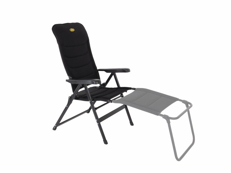 Campingstuhl Malaga Breeze - Gepolstert mit schwarzem Meshgewebe