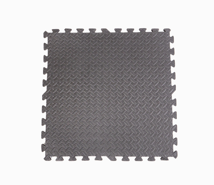 Bodenfliesen 60 x 60 cm - 4er Set inklusive Eckleisten