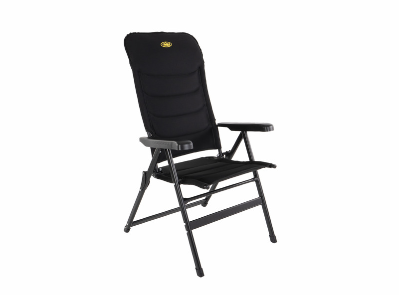 Campingstuhl Malaga Breeze - Gepolstert mit schwarzem Meshgewebe